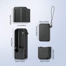 Osmo Pocket 4 / 4P Kit 套裝矽膠保護殼，柔軟矽膠螢幕與麥克風保護套，輕量防護配件組，適用 Pocket 4 - 查看 13