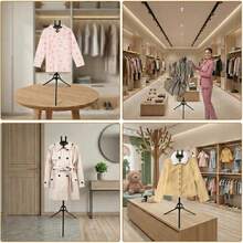 Telescopic Garment Steamer Rack Featuring A Stable, Load-Bearing Design Suitable For Hanging, Air-Drying, And Steam-Ironing Clothes; It Is Foldable And Extendable, With Adjustable Height Settings To Accommodate Garments Of Various Lengths. - View 8