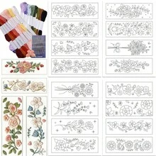 Water-Soluble Embroidery Stabilizer, Funny Themed Embroidery Stickers And Needlework Paper With Pre-Printed Patterns, Suitable For Sewing Hobbyists And Beginners - A - View 13