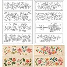 Water-Soluble Embroidery Stabilizer, Funny Themed Embroidery Stickers And Needlework Paper With Pre-Printed Patterns, Suitable For Sewing Hobbyists And Beginners - A - View 15