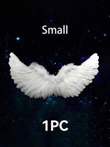 Party Wings, Angel Wings, Stage Performance Props, Halloween Costume Accessories - White - View 11