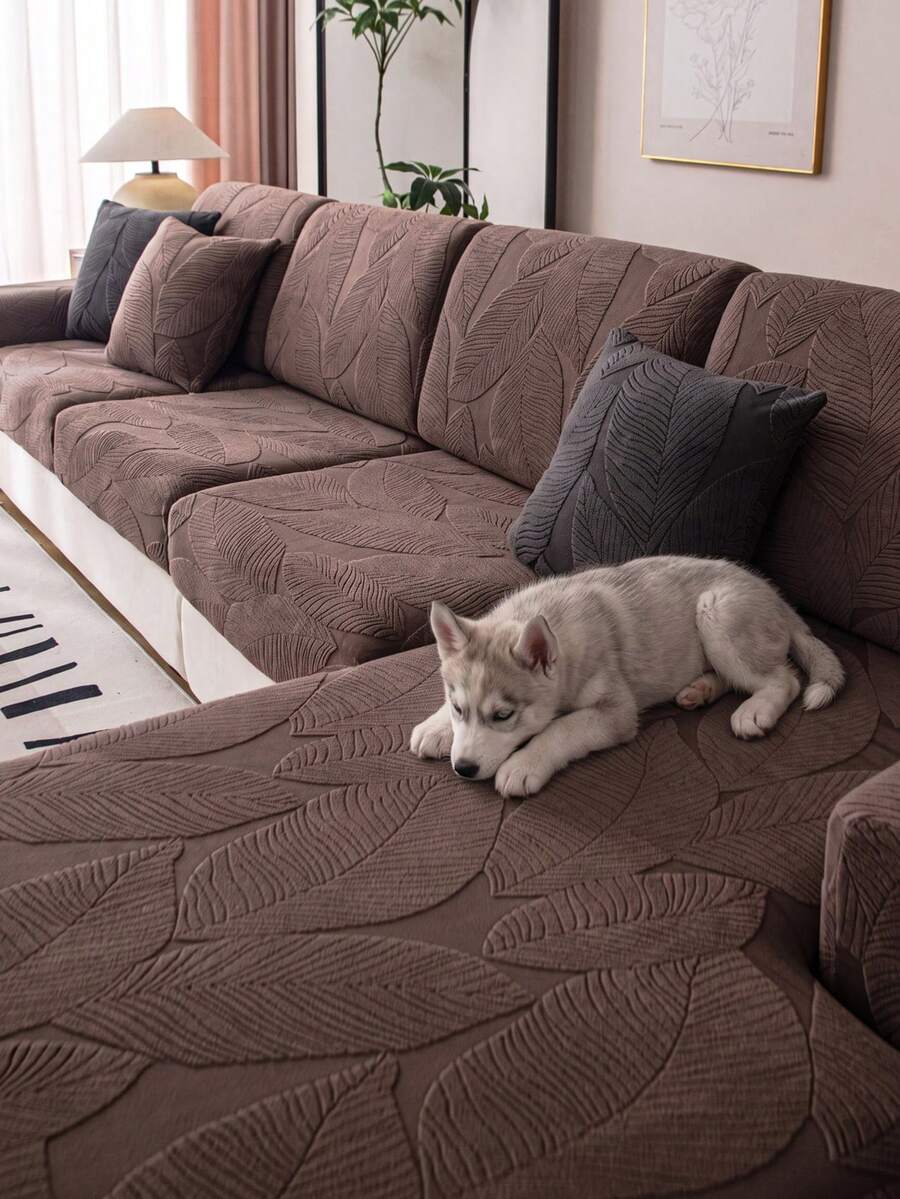 1 pezzo Coprisedia elastico antiscivolo con copertura completa, coprisedia universale per tutte le stagioni, coprisedia in tessuto ispessito, lavabile in lavatrice, antipolvere, antimacchia, decorazione per la casa, adatto agli animali domestici, copertura protettiva, decorazione fresca per la stanza, coprisedia regolabile per divani ad angolo, adatto per camera da letto, ufficio, soggiorno, divani combinati e a L, e coprisedia da 1234 posti - Caffè Marrone - Visualizzare 1