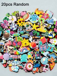 GCYCHENG Summer Holiday Style Beach Theme Shoe Accessories DIY Detachable Shoe Buckle Sun Beach Creative Street Shoe Decoration Christmas Gift Ornament - Multicolor - View 14