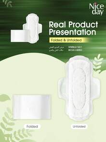 Niceday Absorventes Sanitários de Aloe Vera, Protetores Diários Refrescantes e Inodoros com Fragrância, Absorventes Menstruais Ultrafinos Estampados, Respiráveis e Secos, Sem Coceira, Absorventes Hipoalergênicos para Cuidados Menstruais, Protetores para Roupa Íntima - 210 mm (10 unidades/pacote) - Visão 4