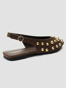 ADAMUMU Small Size Women's Spring/Summer New Arrival High-Fashion Comfortable Sequin Sandals, Cute For Daily Wear, Holiday And Spring - Brown - View 6