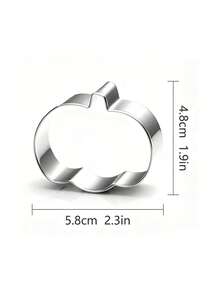 1pc/5pcs Halloween Cookie Cutter Set, Stainless Steel, Bat, Ghost, Pumpkin, Spider, Witch Hat Shapes, Mini Halloween Molds, Vegetable Fruit Press Molds, Baking Holiday Fun - Multicolor - View 13