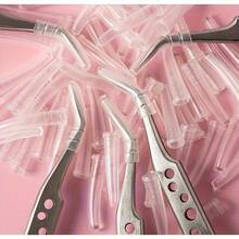 Tweezer Tip Protective Cap Soft Rubber Pointed Head Protective Cap Nail Clipper Repair Clipper Head Protective Cap Nail Clipper, Sharp Tool Protective Cover - Transparent - View 3