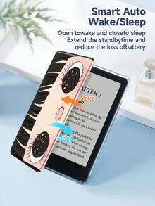 Ayotu Cartoon Girl & Stars Pattern Case Compatible With IPad Air 8(M4)2026(11-Inch)/2026(13-Inch), 10.2 Inch 2021/2020 9th/8th Generation,Compatible With Samsung Galaxy Tab A8 10.5 Inch 2022with Pen Holder,Compatible With Kindle Paperwhite 12th Gen 2024,Supports Automatic Sleep/Wake Lid,Fashion Protective Case,Girls' Day Gifts & Spring Romance & Valentine's Day Gifts & Anniversary Gifts. - Multicolor - View 10