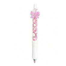 1/4pcs Retractable Pens, 0.5Mm Fine Black Ink,Three-Dimensional Bowknot Design, Sponge Handle Comfortable Soft Grip, Back To School, First Day Of School - Multicolor - View 7