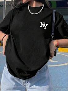 Women T-Shirts - Black - View 2