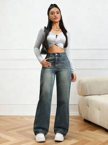 Women Jeans - Blue - View 3