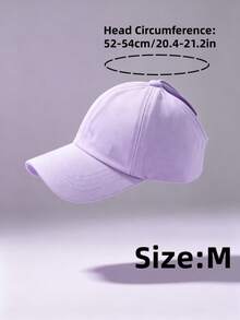 Topi Baseball Ekor Kuda Warna Polos Gaya Orang Tua-Anak Kustom Personalisasi, Kustomisasi Nama/Huruf Bordir, Cocok untuk Aktivitas Sehari-hari dan Perjalanan ke Pantai, Perlindungan Matahari dan Bernapas - MultiWarna - View 7