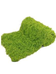 حصيرة طحلب اصطناعي، عداء طاولة طحلب مزيف، ديكور مركز طاولة الزفاف، حديقة الجنيات مصنوعة يدويًا، ديكور جدار عشب اصطناعي أخضر داخلي - متعدد الألوان - مشاهدة 11