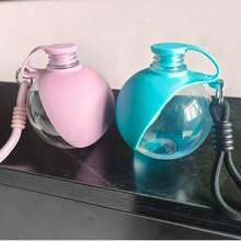 1/2件裝 2合1便攜寵物水壺附可折疊水碗，圓形防漏設計，含掛繩與掛鉤，適合戶外旅行 - 彩色 - 查看 9