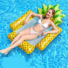 4-Tube PVC Fruit Inflatable Float, Inflatable Foldable Mesh Hammock, Water Lounge Chair Float, Pool Inflatable Float Board - Multicolor - View 11