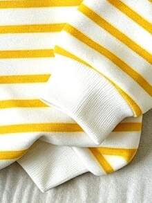 Áo nỉ hoodie ấm họa tiết cún con hoạt hình cho bé gái - Màu vàng - Xem 4