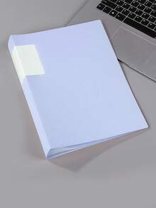 Essentiel de rentrée scolaire Dossier de poche transparent A4, sac de rangement pour copies d'examen d'étudiant, classeur de matériel d'apprentissage, organisateur de partitions et de chansons, dossier de collection de certificats, fichier de documents de bureau, classeur à feuilles mobiles - Pièce unique - Voir 13