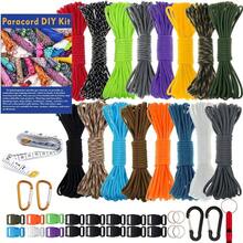 Cuerda de poliéster de 10m de colores, diámetro de 4mm, cuerda de emergencia multiusos para exteriores - Multicolor - Ver 4