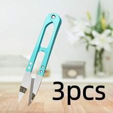 Tijeras de Sastre en Forma de U, Cortador de Alambre de Acero Inoxidable Pequeño, Adecuado para Costura DIY - Varios estilos - Ver 6