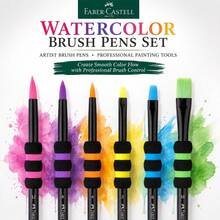 6 Pcs Watercolor Brush Pen Set,Soft Brush Tip Drawing Pens For Smooth Painting & Coloring,For Smooth Coloring, Blending & Layering, Artist Drawing Tools For Watercolor Acrylic Gouache Oil Painting Student Creators & Young Artists Supplies - Sets - View 1