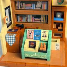 820/850 PCS Miniature House Building Blocks, Post Office House Bookstore Architectural Decor, ABS Material MINI Particle Blocks, Stress Relief Assembly Blocks Set, Birthday Gift For Men And Women, Various Holiday Collection Gift - Multicolor - View 3