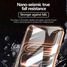 2pcs Full Coverage Waterproof Gel Film, Compatible With IPhone 17/16/15/14/13/12/11/17 Pro Max/16 Pro Max/17 Air/16E/Plus/Mini/X/Xr/Xs Max/7/8/Se2/Se3, Soft Screen Protector, Anti-Fingerprint, Anti-Scratch, Compatible With Phone Cases, Smooth Surface, Bubble-Free - Clear - View 8