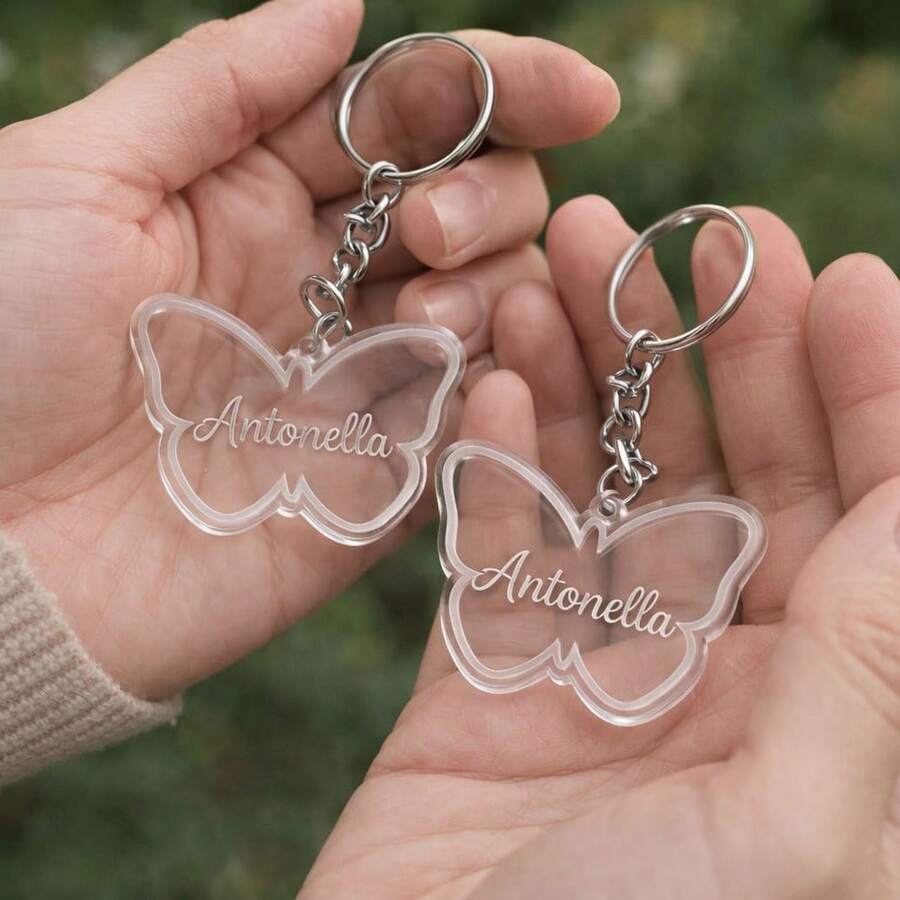 Customized Keychains & Accessories - Transparente - Ver 1