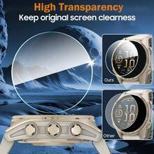 Auto-Positioning High-Definition Tempered Glass Screen Protector For Samsung Galaxy Watch6/7-40mm 44mm, Watch8-40mm 44mm, Watch8 Classic 46mm, Watch7/8 Ultra, Designed For Samsung Watches, High-Definition Anti-Scratch Wear-Resistant, One-Click Easy Installation, Bubble-Free, High-Definition Transparent, Anti-Scratch Wear-Resistant, Anti-Fingerprint - 2pcs for Galaxy Watch7/8 Ultra - View 7