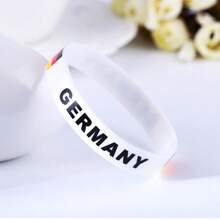 2026 FIFA World Cup USA Canada Mexico National Team Rubber Wristband Fan Souvenir Flag Wrist Strap - Wristband - View 10