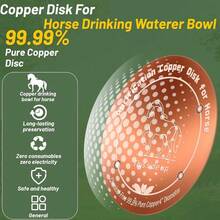 Horse Water Purifier, 99.9% Pure Copper, Three-Point Support Design, Suitable For Various Pets Like Horses, Dogs, Cats, Cows, Chickens, Birds, Reusable, Physical Purification, Easy-To-Use Pet Water Purifier - 1 - View 4