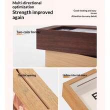 Marco de fotos hueco de madera maciza con hucha para monedas, decoración creativa que atrae la riqueza, adorno de escritorio para guardar y exhibir boletos conmemorativos y monedas, + hucha 2 en 1, puede decorar y guardar monedas sueltas y boletos, marco de madera maciza + acrílico transparente visible, el progreso del ahorro de monedas es claramente visible - Multicolor - Ver 6