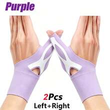 2pcs Thumb Wrist Support Compression Sleeves, Elastic Wrist Guards, Suitable For Gaming, Office, Unisex - Fits Most Hands - Multicolor - View 10