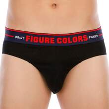 Ropa interior masculina de la marca FC, de puro algodón, transpirable y cómoda, diseño triangular en U-convexo, calzoncillos deportivos de corte bajo, juveniles y sexys. - Gris - Ver 2