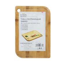 Tabla De Cortar De Bambú Natural Con Agujero Colgante, Cuatro Tamaños Para Preparar Alimentos En Casa - 33*23*1,6 cm - Ver 6