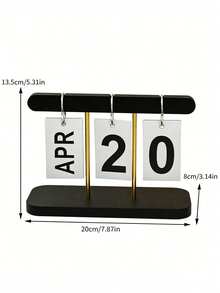Nordic Minimalist Creative Flip Calendar, Desktop Decorative Calendar, Suitable For Home Living Room, Dining Table, Coffee Table, Office Desk Decoration - Housewarming Gift - A - View 9