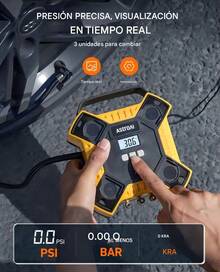 Car Air Compressors - Yellow - View 5
