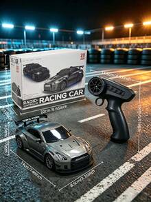 High-Speed RC Drift Car, Remote Control Racing Car, Supports Multi-Car Simultaneous Competition, Equipped With 3.7V Large Capacity Rechargeable Lithium Battery, Suitable For Children And Adults RC Hobby Toy Gift, Children's Toy Car Remote Control Car - Black - View 10