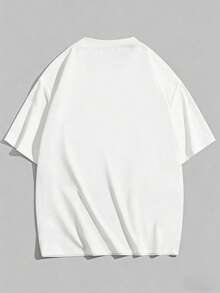Herren-T-Shirt aus 100 % Baumwolle mit französischem Trikolore-Print für Sommer und Herbst, geeignet für Alltag, Streetstyle, Urlaub, Freizeit und Sport - Weiß 3 - Übersicht 7