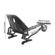Futchoy 100kg Hoverboard Seat Attachment Balancing Scooter Seat Attachment Adjustable - Black - View 2
