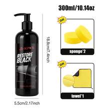 JB-XPCS Car Plastic Restorer Spray, Dashboard Leather Seat Door Panel Color Texture Polishing Protection Long-Lasting YT2010 - Plastic Restorer - View 9