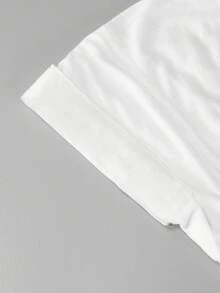 1PC Women's Solid Color Velvet Non-Slip Elastic Band Base Cap Adjustable Scarf Beanie - White Velvet Anti-slip Strap Hat - View 6