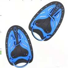 1 Pair Adjustable Adult Swim Paddles, Professional Swim Training Fins, Comfortable Fit - For Improving Swimming Speed And Strength - Suitable For Swim Training - Multicolor - View 7