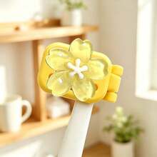 Cherry Blossom Pattern Electric Toothbrush Head Protective Cover, Built-In Ventilation Holes To Keep Toothbrush Head Airy And Dry, Reducing Odors. Creative And Fashionable Toothbrush Head Protective Cover, Toothbrush Protection Function. Lightweight And Essential, Suitable For Home, Dorm, Travel And Daily Use, Vacation Essential, Suitable As Gift For Couples, Friends, Family, Teachers, Travel Enthusiasts, Suitable For Birthday, Back To School, Wedding, Homecoming And Other Occasions, Spring And Summer Essential, Clean And Care For Your Oral Health - Multicolor - View 5