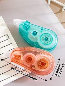 4pcs/6pcs Colorful Mini Correction Tape Set, Multiple Bright Colors, Smooth And No Smudging, Suitable For School, Office, Home, Ideal Choice For Students And Teachers, Back To School Season - Multicolor - View 9