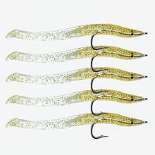 Fishing Soft Baits Multi-Color Options, Multi-Piece Set Lure Fishing Bait, Realistic Loach Shape And Swimming Action, Slow Sinking, Suitable For Boat And Shore Fishing - Multicolor - View 9