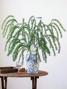 ZaiYe 3PCS, Artificial Weeping Willow, Green Leaf Plastic Plant, Artificial Pineapple Grass Vine, Tillandsia Leaf Vine, UV Resistant, Suitable For Indoor And Outdoor Gardens, Doors, Walls, Baskets, Weddings, Parties, Table Decorations - Multicolor - View 8
