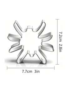 1pc/5pcs Halloween Cookie Cutter Set, Stainless Steel, Bat, Ghost, Pumpkin, Spider, Witch Hat Shapes, Mini Halloween Molds, Vegetable Fruit Press Molds, Baking Holiday Fun - Multicolor - View 15