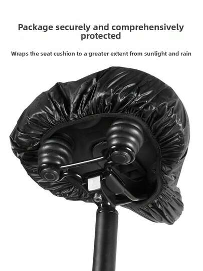 Funda protectora para asiento de bicicleta TOSUOD, funda universal para bicicleta de carretera y montaña con protección solar, funda ligera y resistente al desgaste para asiento de bicicleta, sombra solar para estacionamiento al aire libre, anti-manchas e impermeable, accesorio de protección para asiento de bicicleta