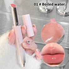 Bálsamo labial de color con brillo de espejo, labios hidratantes de alta pigmentación, efecto voluminizador de larga duración, nutritivo y mejorador de la condición de los labios, suavizante y añade volumen a los labios, sin manchas, regalo ideal para graduación, esenciales para niñas, cuidado diario de la piel - Multicolor - Ver 12
