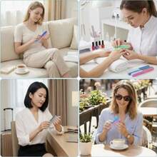 1 Set Professional Nail Polishing Tools And Nail Shaping Bands, Suitable For Home Nail Care And Salon Professional Shaping, Ideal Gift - A - View 7